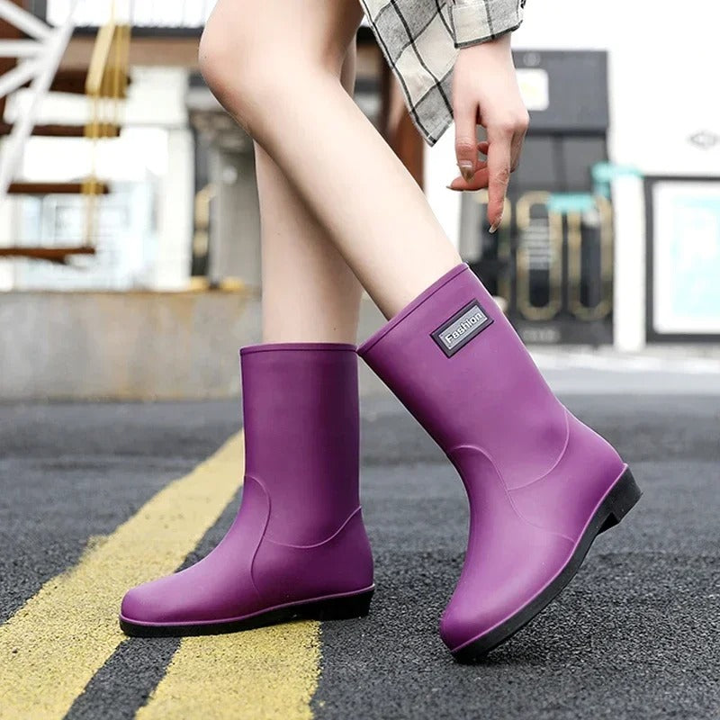 Halblange Gummistiefel für Damen
