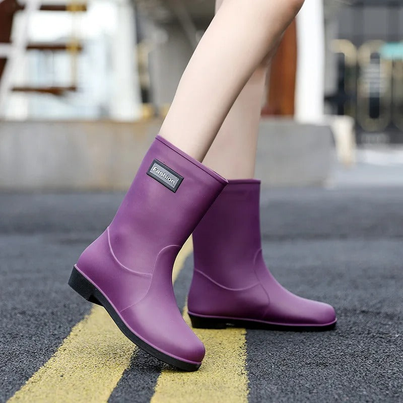 Halblange Gummistiefel für Damen