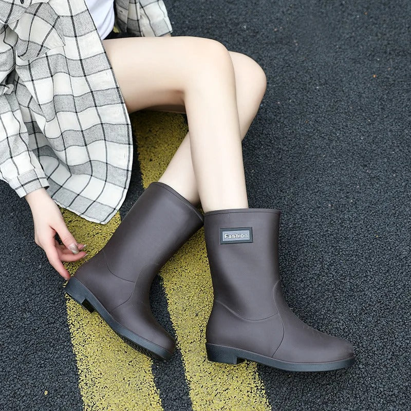 Halblange Gummistiefel für Damen