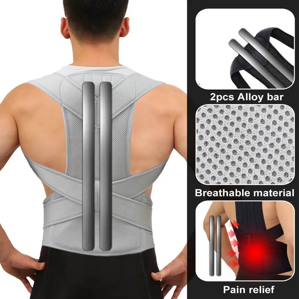 Haltungskorrigierende Bandage für eine aufrechte Haltung