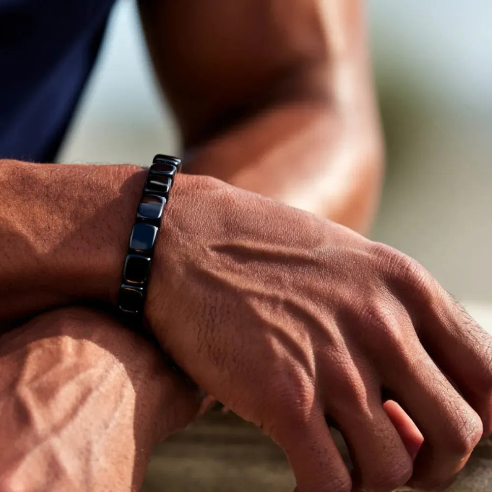 Hämatit-Armband für Herren – Elegant, stark & stilvolle Energie