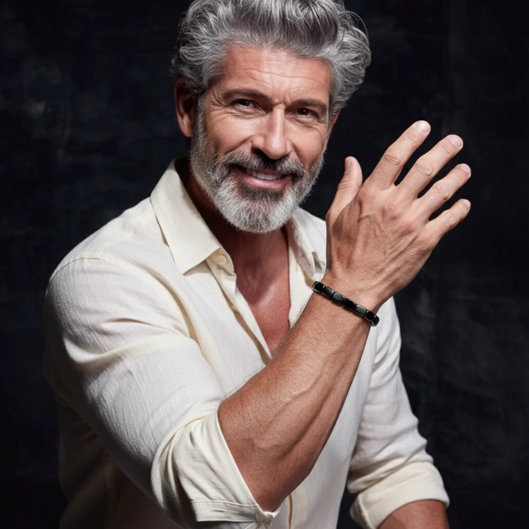 Hämatit-Armband für Herren – Elegant, stark & stilvolle Energie