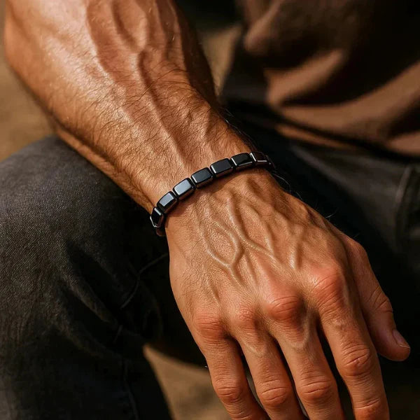 Hämatit-Armband für Herren – Elegant, stark & stilvolle Energie