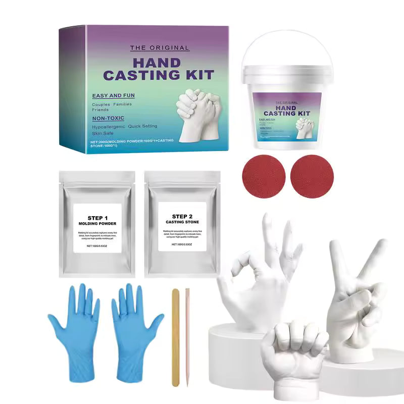 Handabdruck-Gipsguss-Set