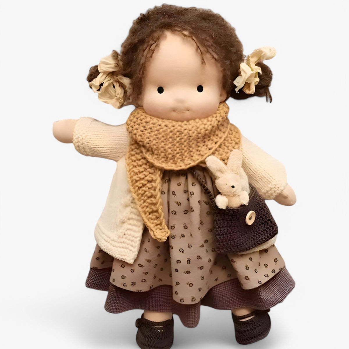 Handgemachte pädagogische Puppe