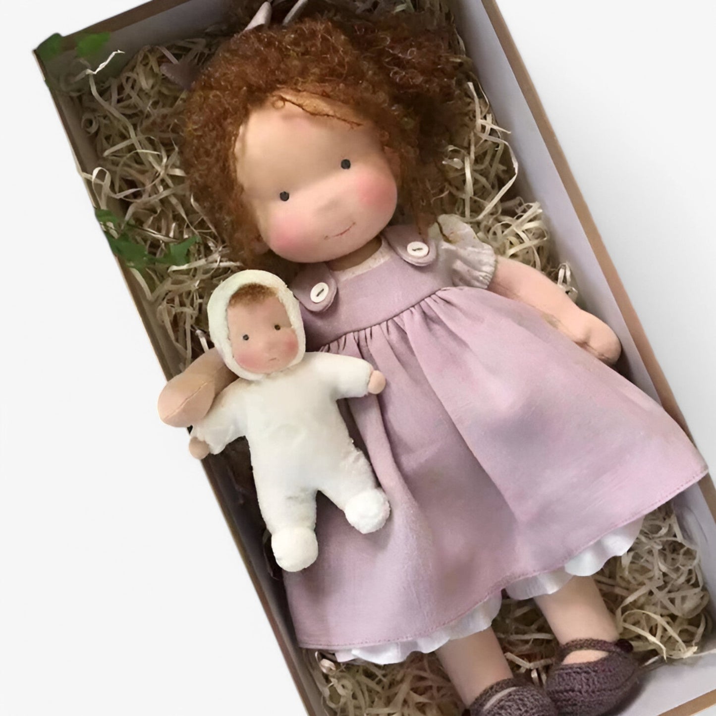 Handgemachte pädagogische Puppe