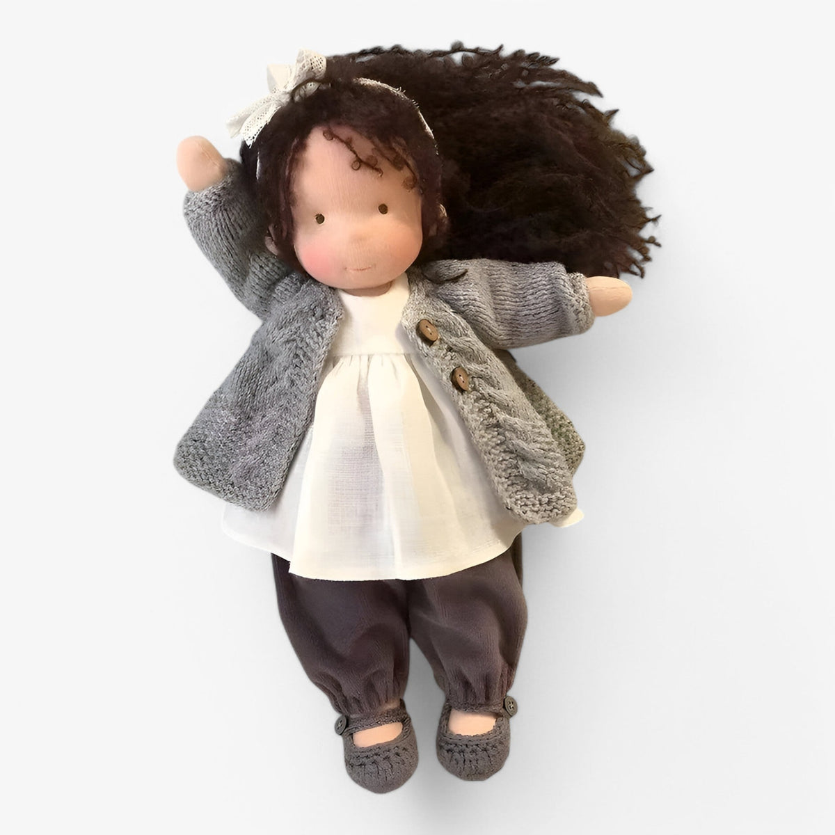Handgemachte pädagogische Puppe