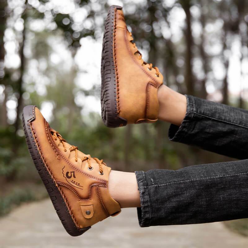 Handgenähte Vintage-Stiefeletten