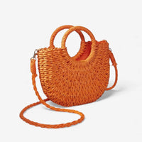 Handtasche mit Doppelhenkel und abnehmbarem Schulterriemen