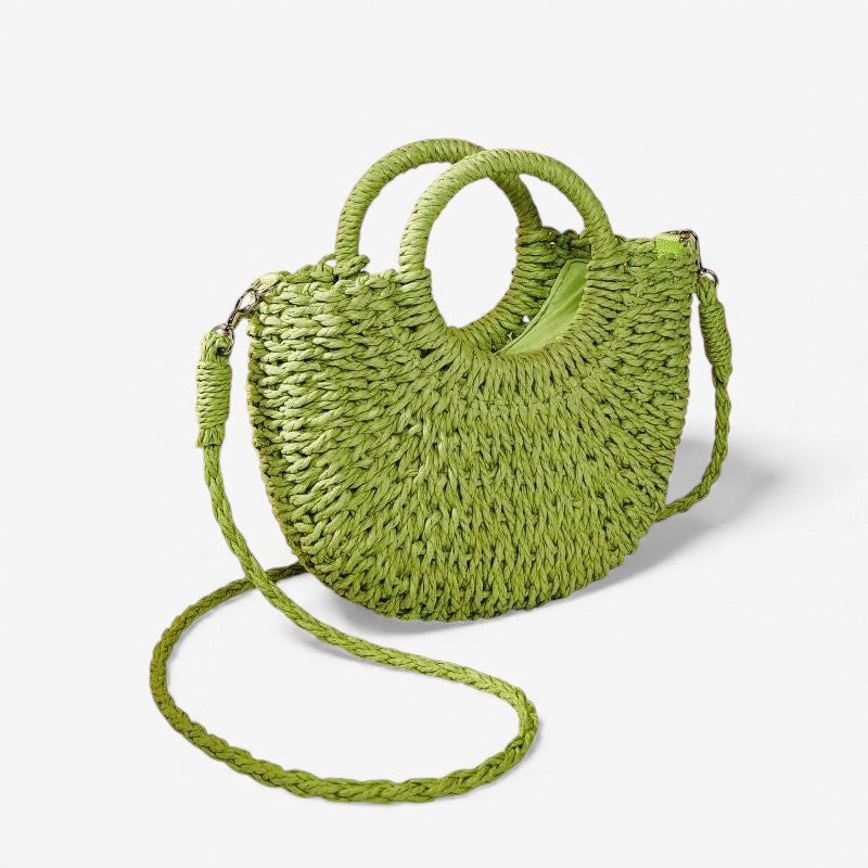 Handtasche mit Doppelhenkel und abnehmbarem Schulterriemen