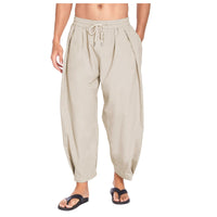 Haremshose für Herren mit tiefem Schritt