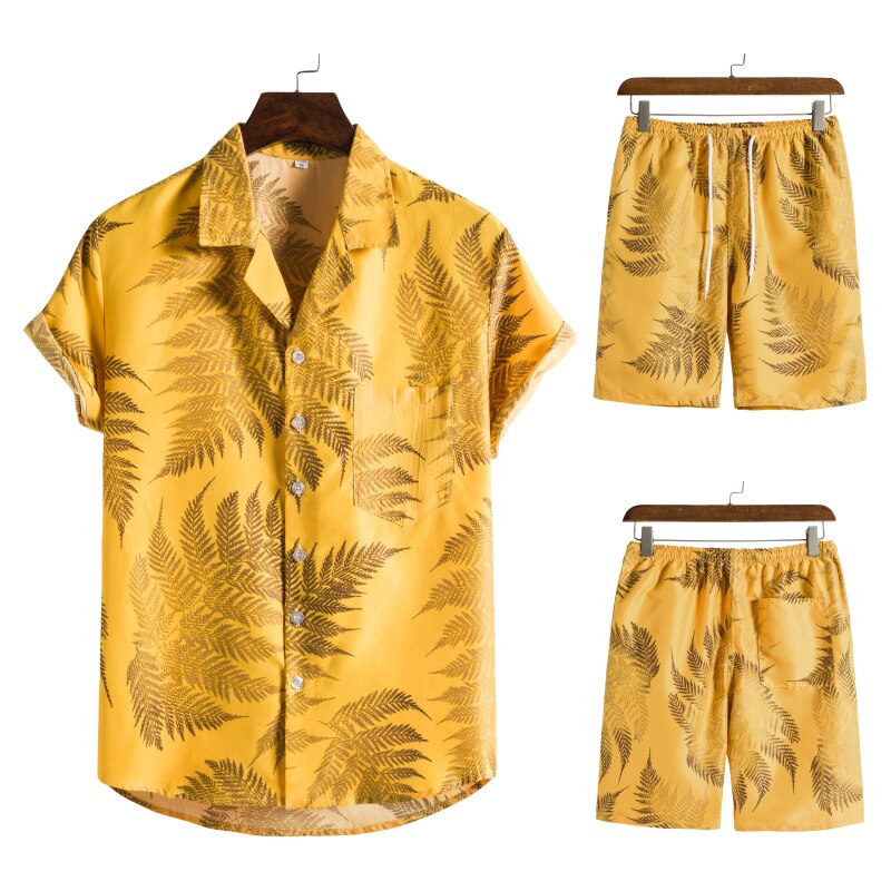 Hawaii-Set für Herren | Fröhliche und sommerliche Kombination für den Sommer