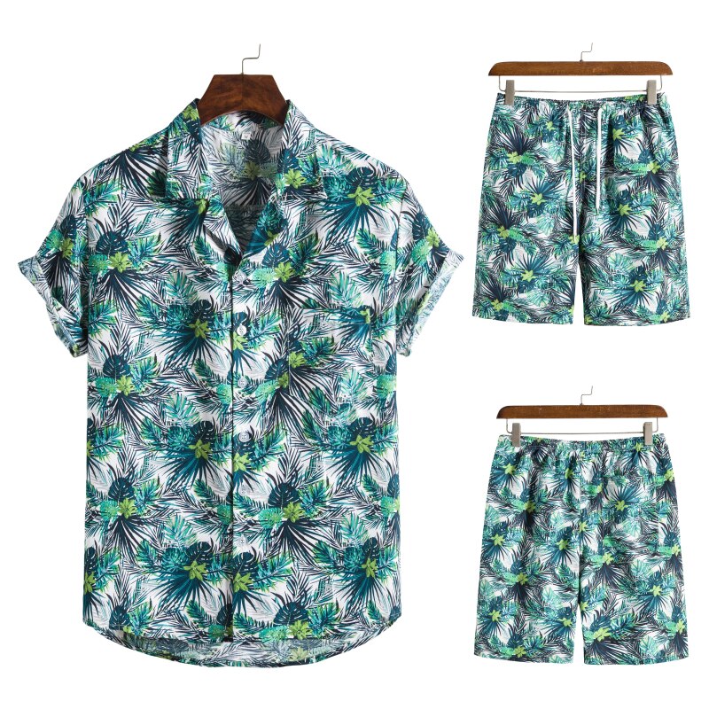 Hawaii-Set für Herren | Fröhliche und sommerliche Kombination für den Sommer