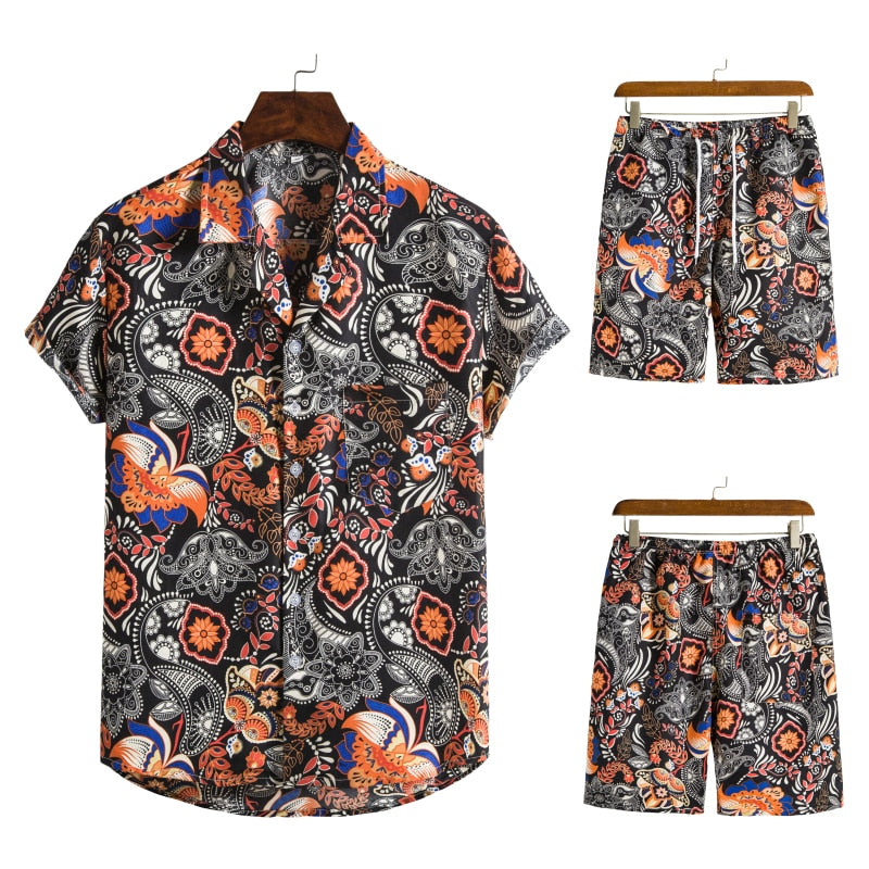 Hawaii-Set für Herren | Fröhliche und sommerliche Kombination für den Sommer