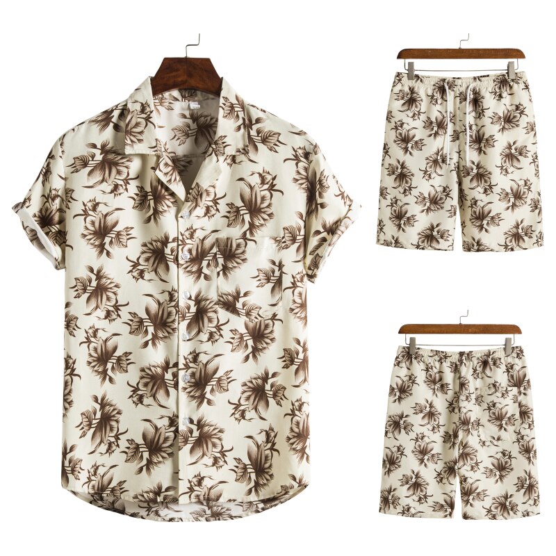 Hawaii-Set für Herren | Fröhliche und sommerliche Kombination für den Sommer