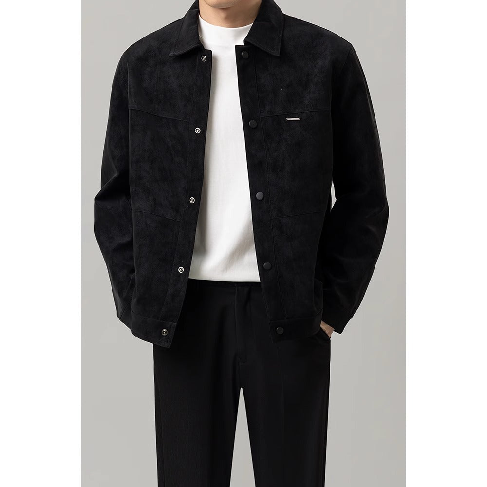 Hemdjacke für Herren mit Knopfleiste
