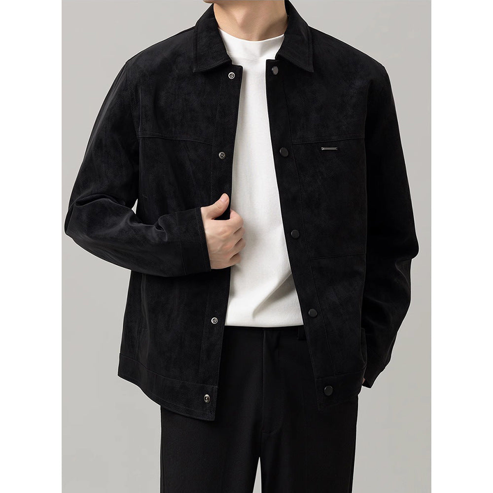 Hemdjacke für Herren mit Knopfleiste