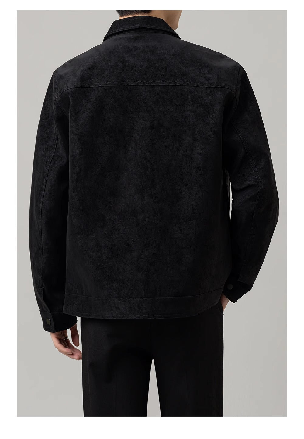 Hemdjacke für Herren mit Knopfleiste