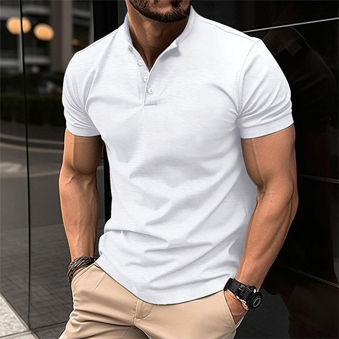 Henley-Poloshirt für Herren