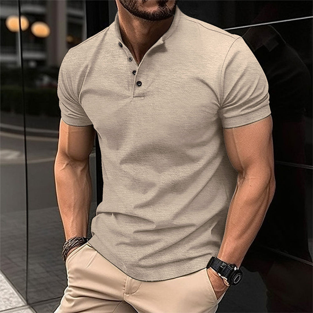 Henley-Poloshirt für Herren