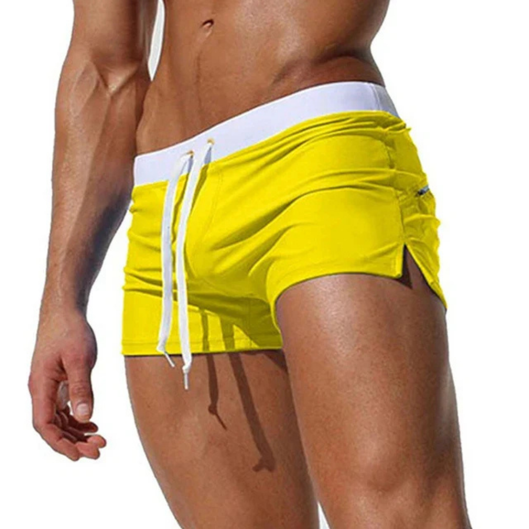 Herren-Badehose im Square-Cut