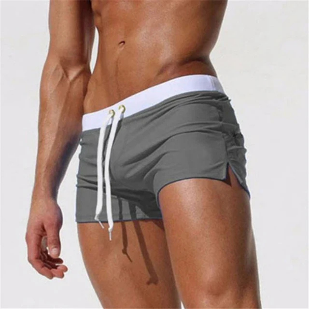 Herren-Badehose im Square-Cut