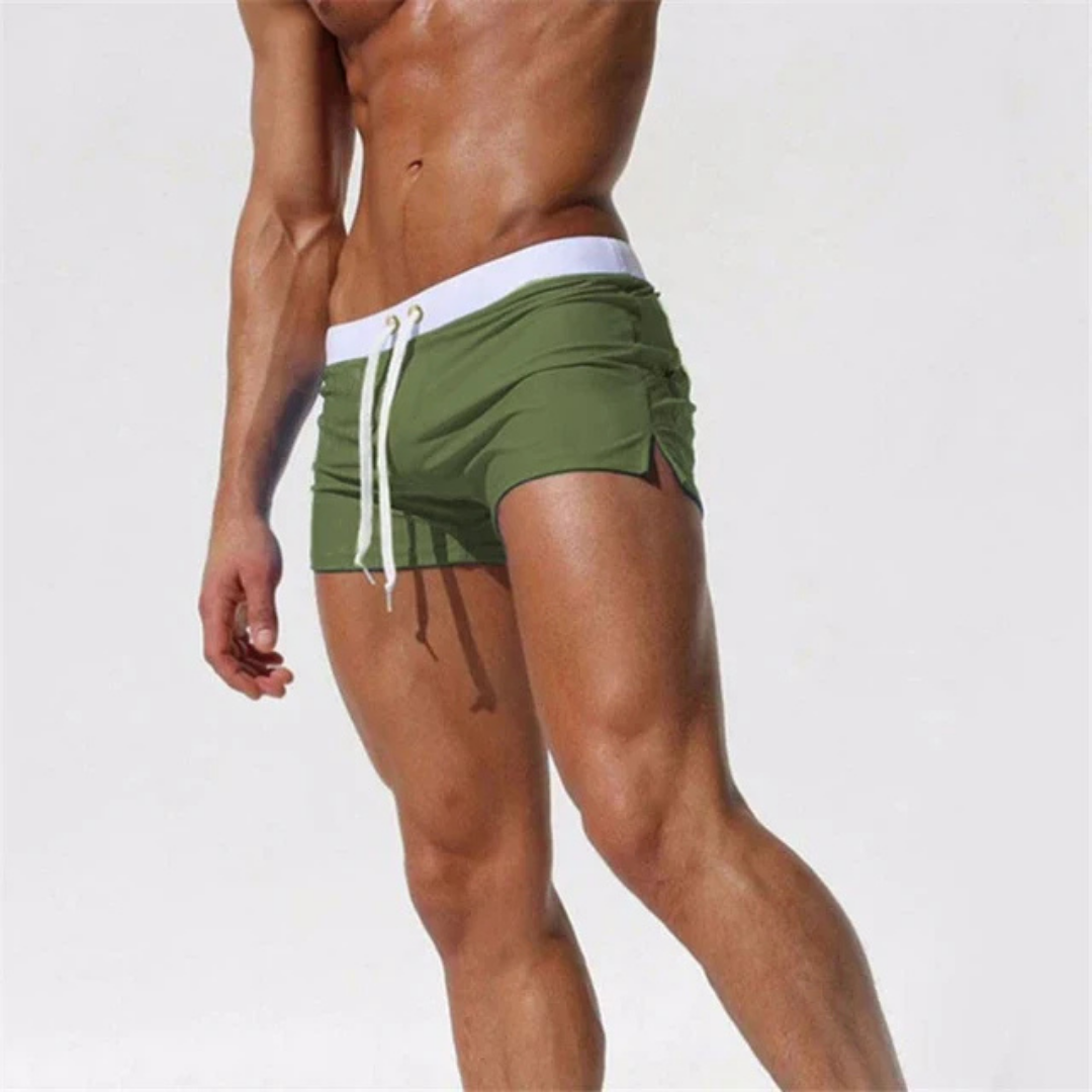 Herren-Badehose im Square-Cut