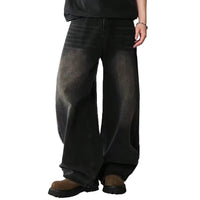 Herren-Baggy-Jeans mit weitem Bein