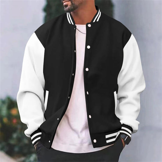 Herren-Baseball-Bomberjacke – lässiger Stil für den Herbst