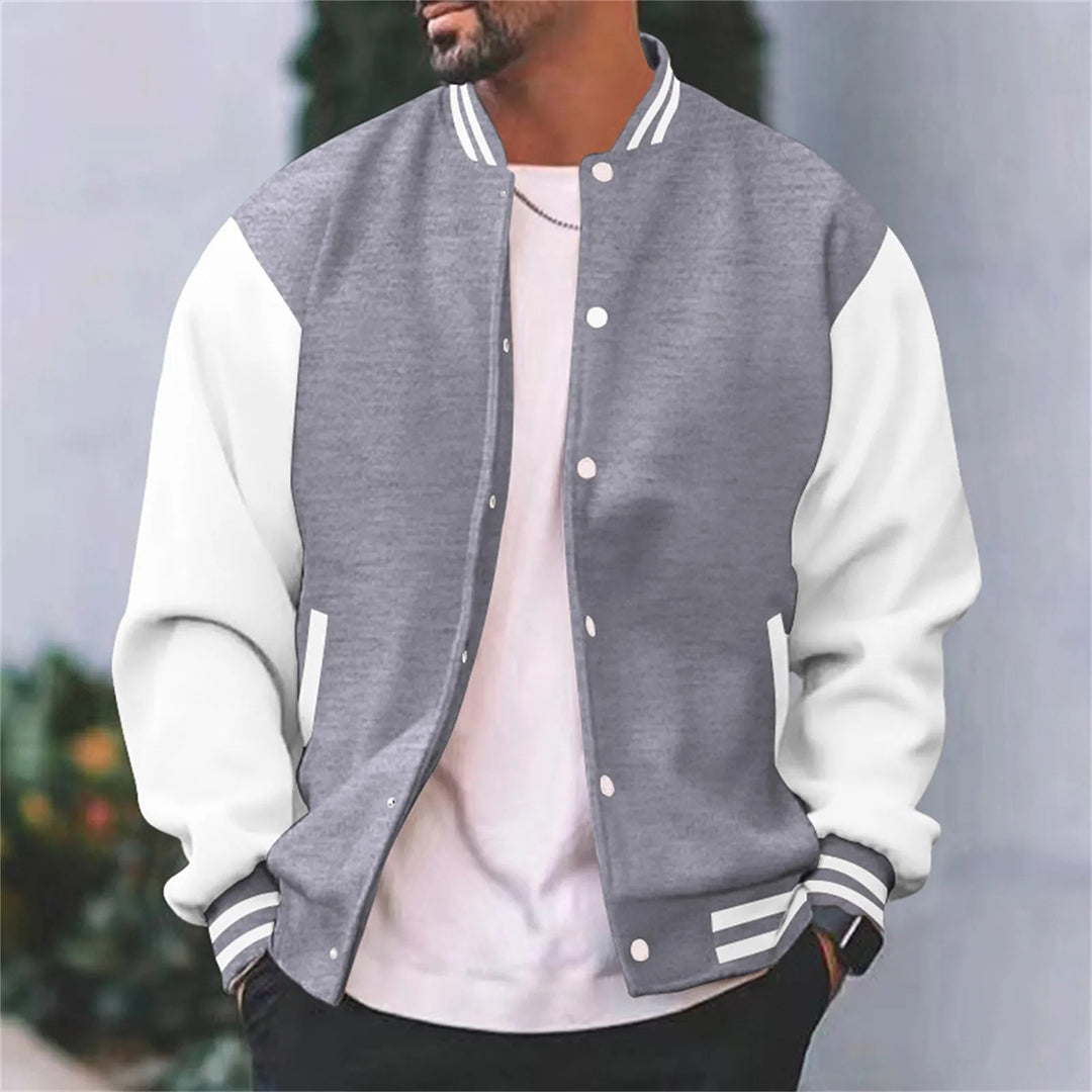 Herren-Baseball-Bomberjacke – lässiger Stil für den Herbst