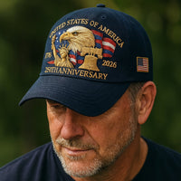Herren-Baseballcap für Veteranen mit Adlerstickerei