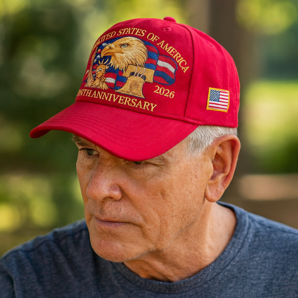 Herren-Baseballcap für Veteranen mit Adlerstickerei