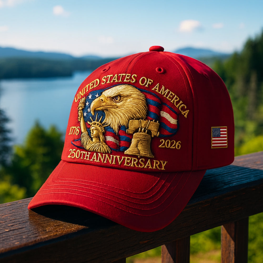 Herren-Baseballcap für Veteranen mit Adlerstickerei