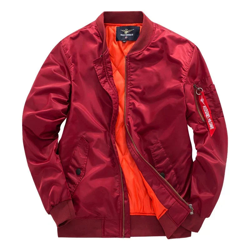 Herren-Bomberjacke mit Steppfutter