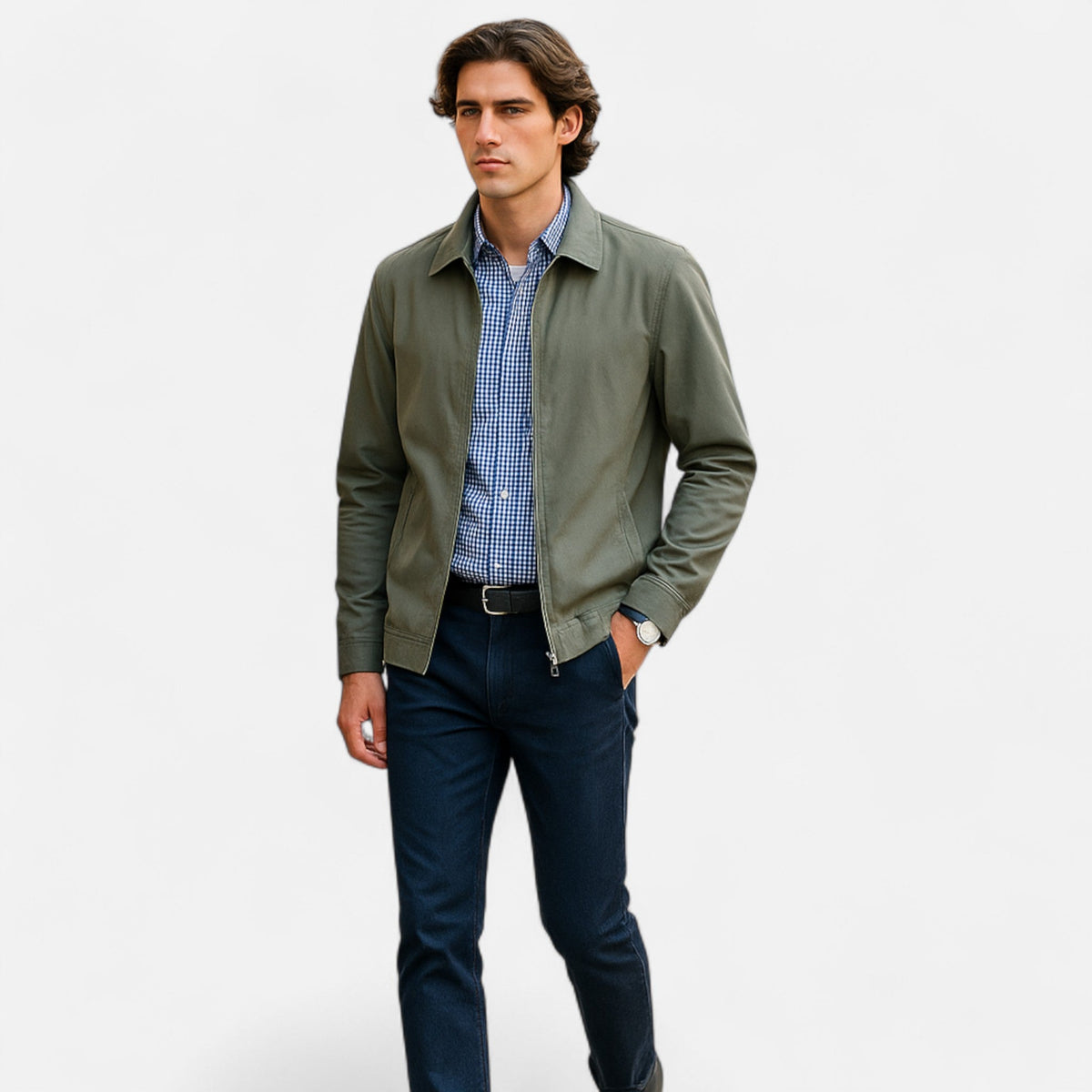 Herren-Businessjacke im stilvollen Schnitt für den Frühling