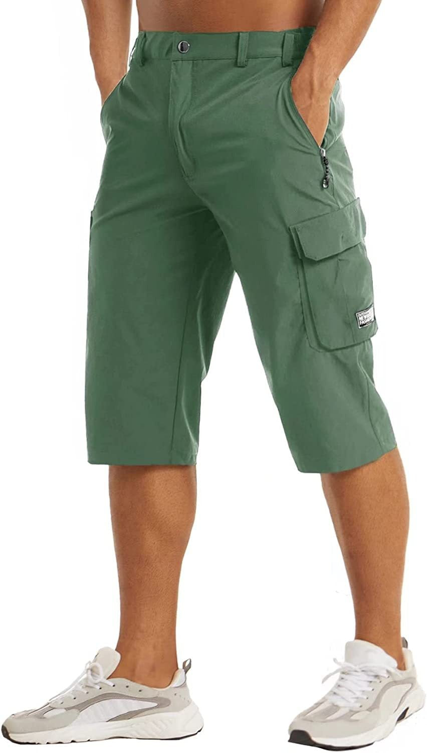 Herren-Capri-Cargoshorts
