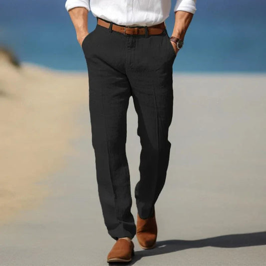 Herren-Chinohose mit geradem Bein