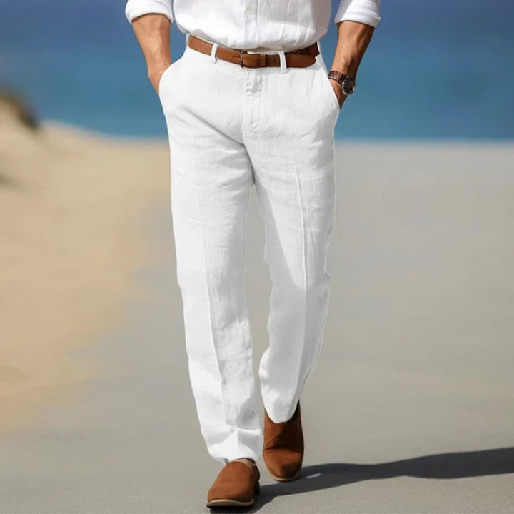 Herren-Chinohose mit geradem Bein
