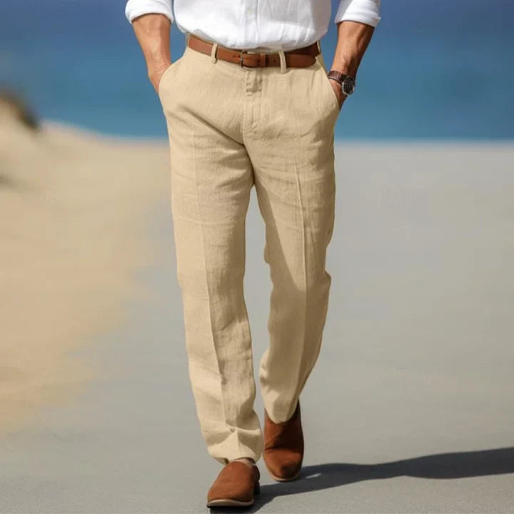 Herren-Chinohose mit geradem Bein