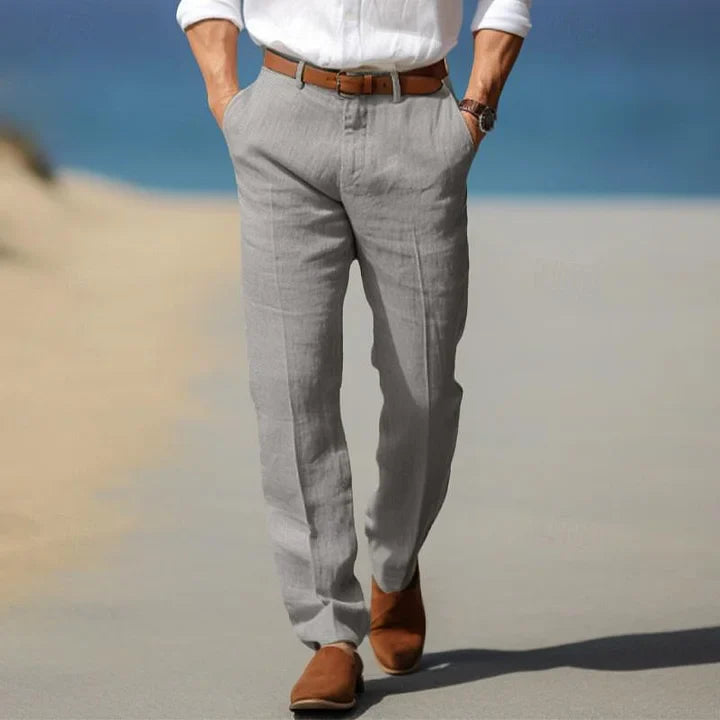 Herren-Chinohose mit geradem Bein