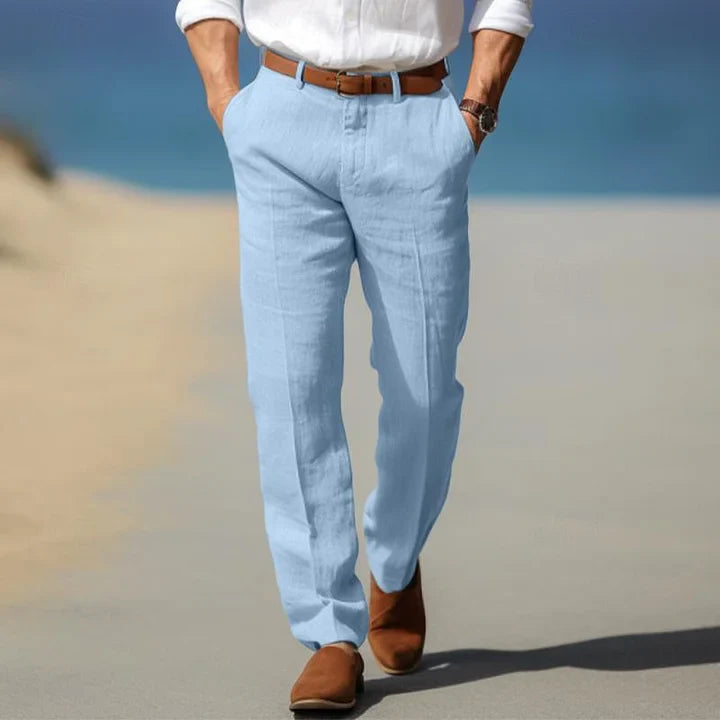 Herren-Chinohose mit geradem Bein