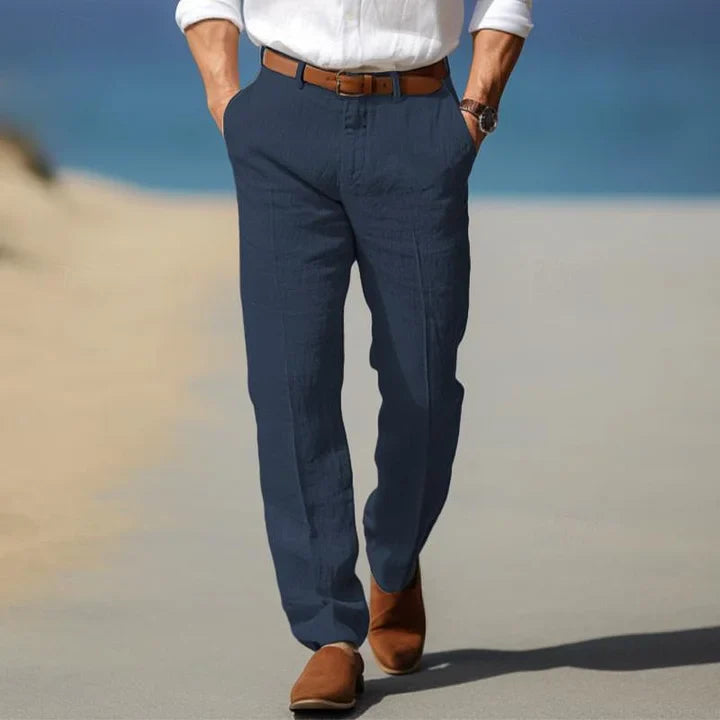 Herren-Chinohose mit geradem Bein