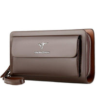 Herren-Clutch aus PU-Leder