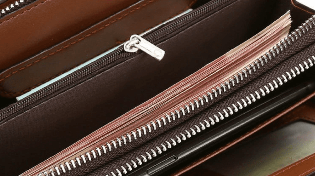 Herren-Clutch aus PU-Leder