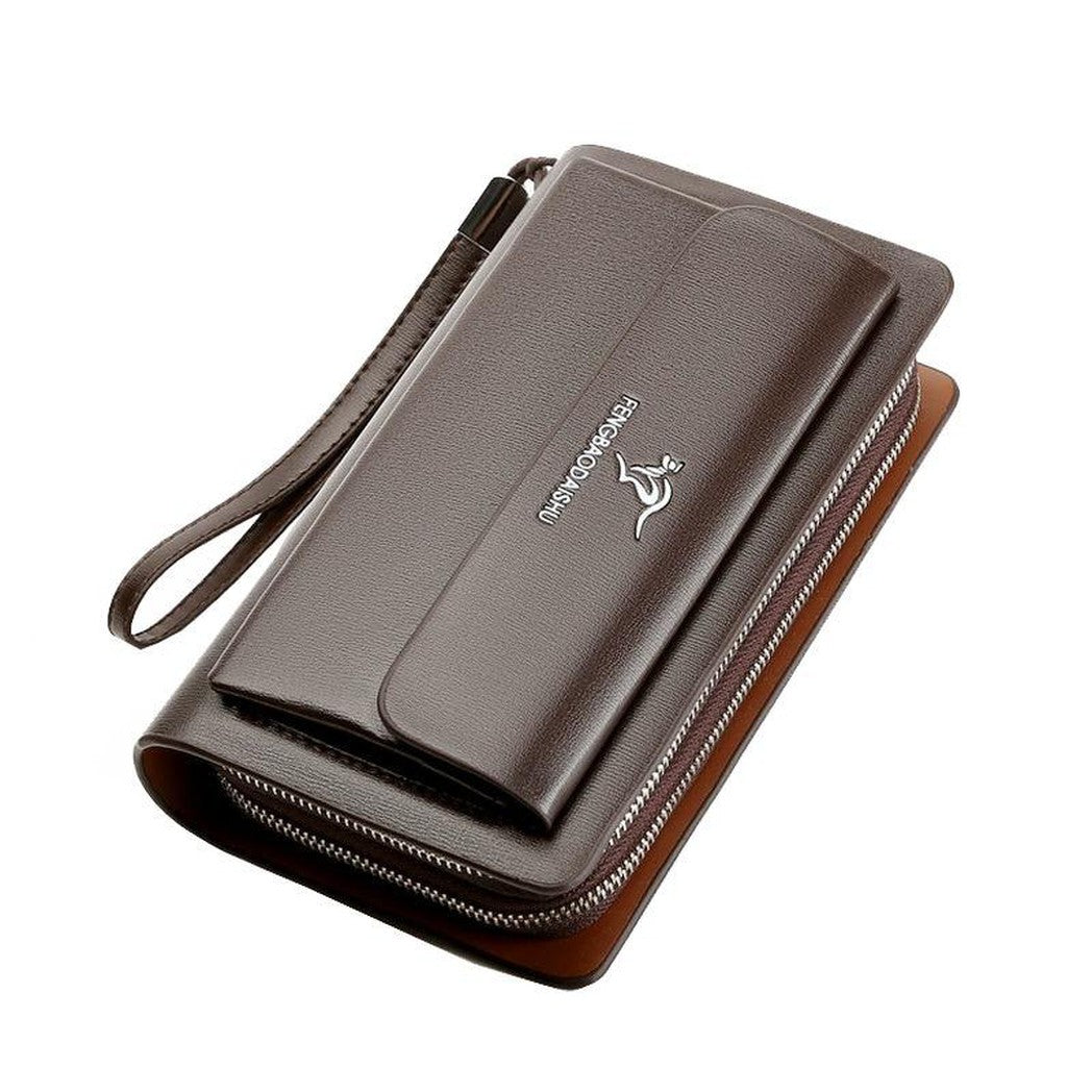 Herren-Clutch aus PU-Leder