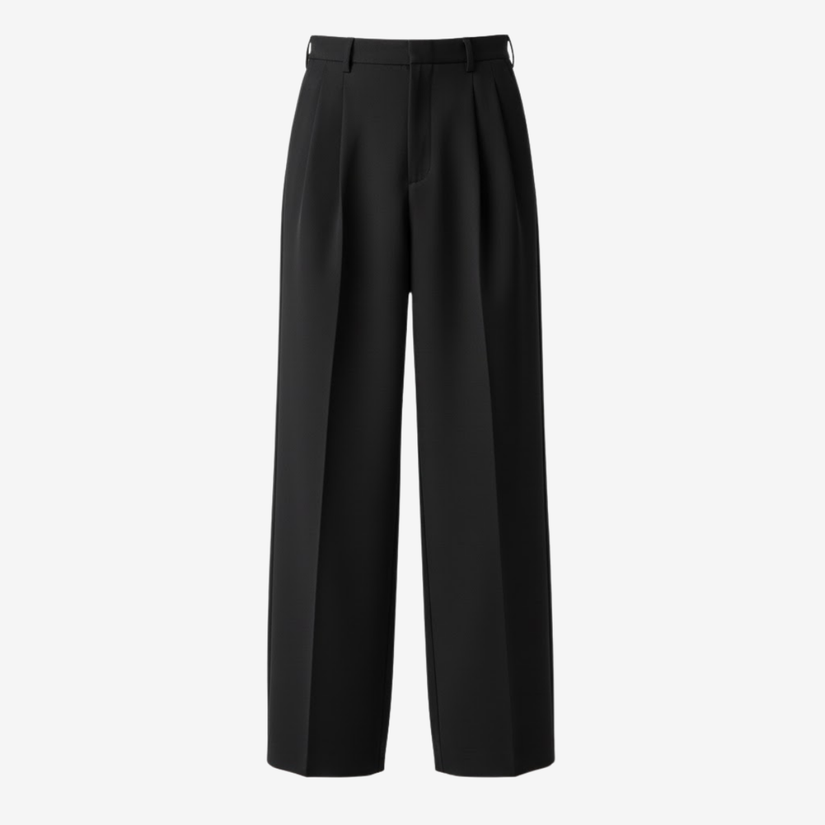 Herren-Faltenhose mit weitem Bein – Moderner Casual-Stil