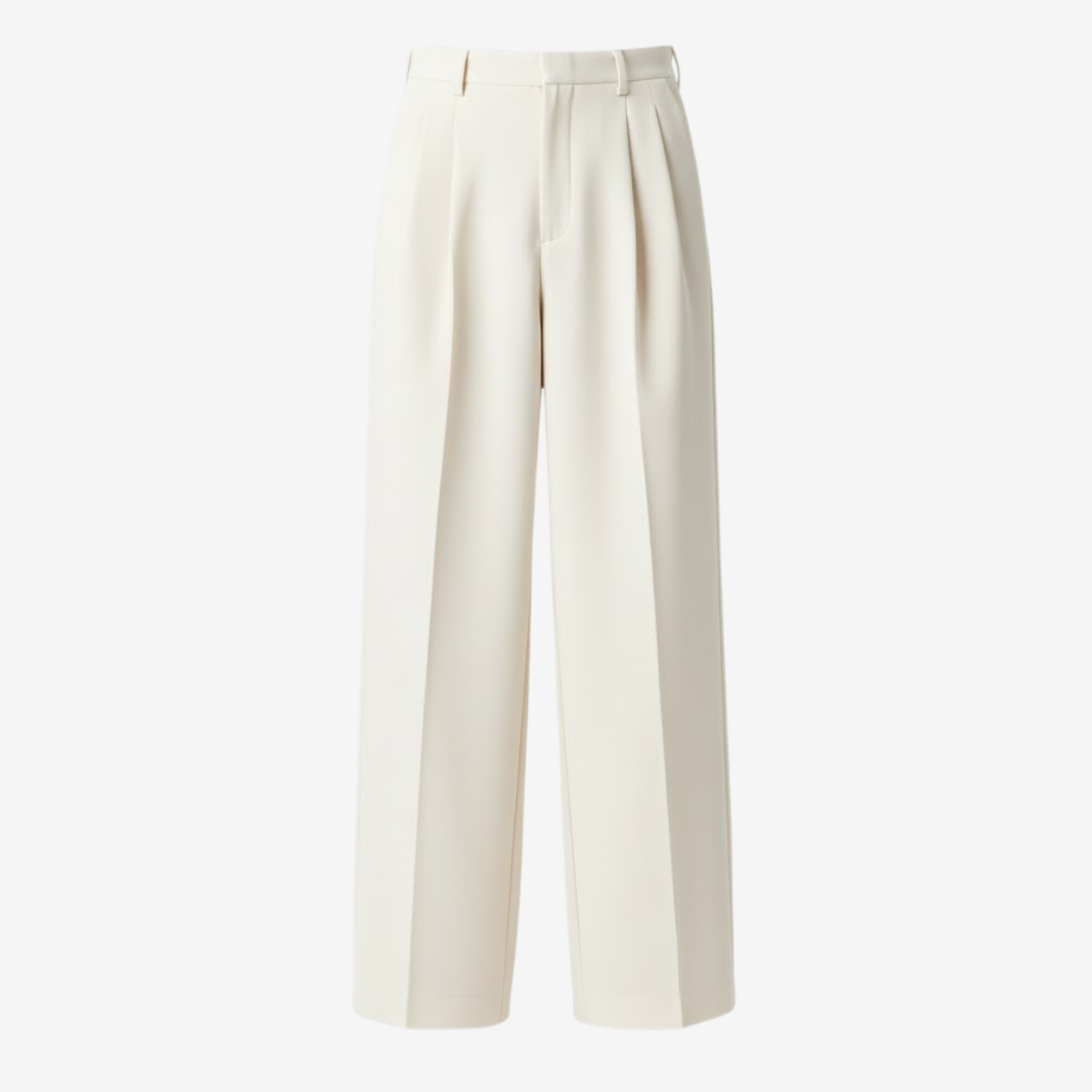 Herren-Faltenhose mit weitem Bein – Moderner Casual-Stil