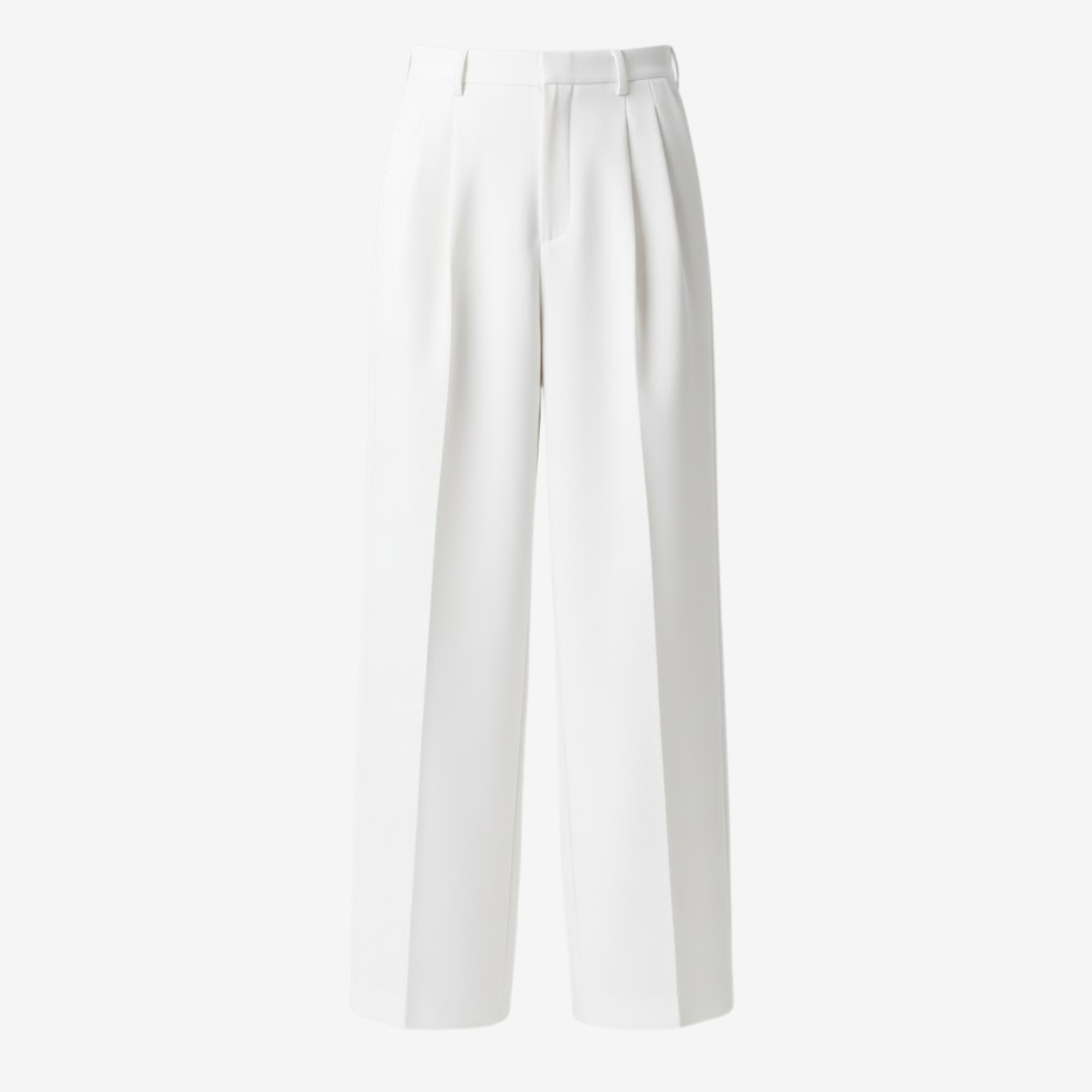 Herren-Faltenhose mit weitem Bein – Moderner Casual-Stil