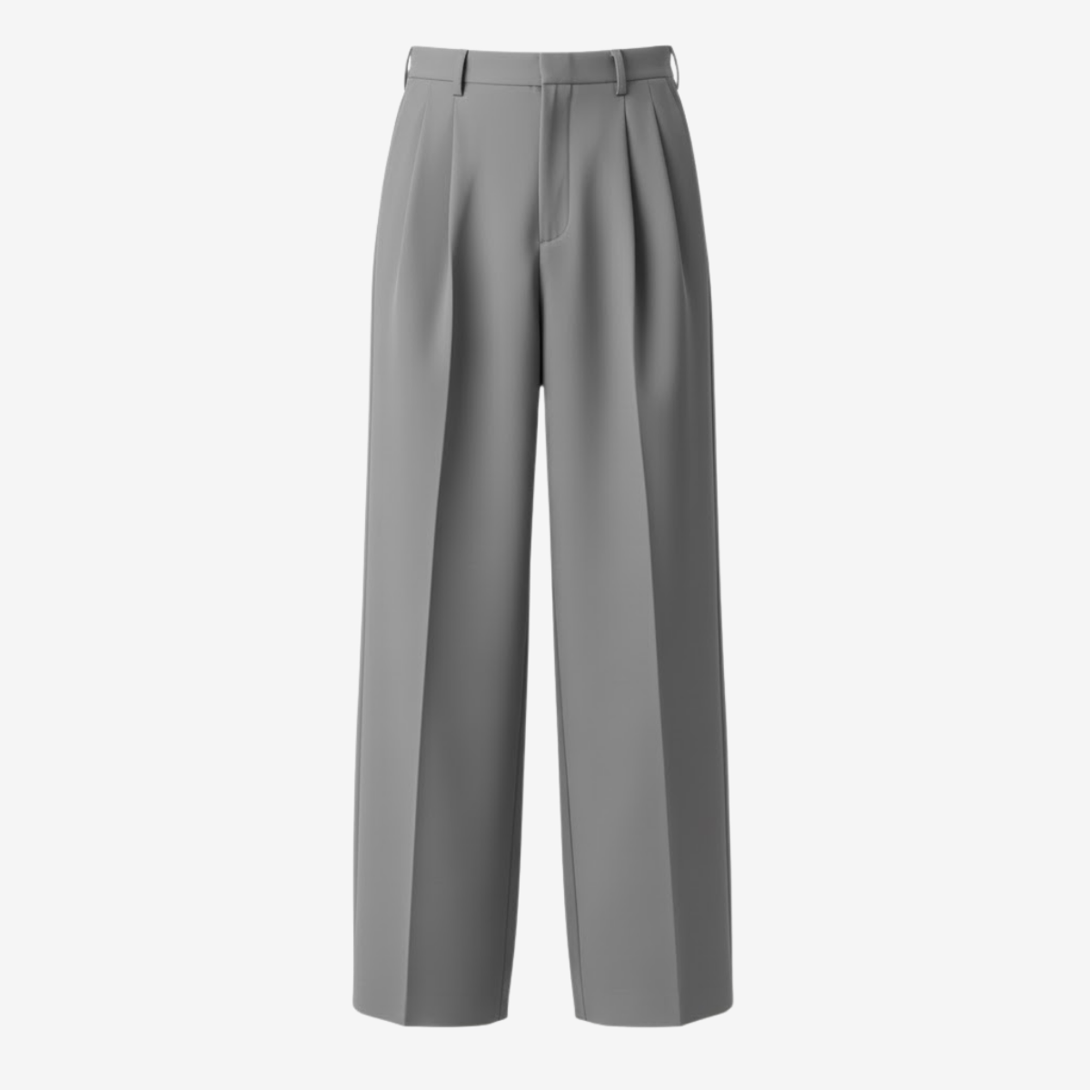 Herren-Faltenhose mit weitem Bein – Moderner Casual-Stil