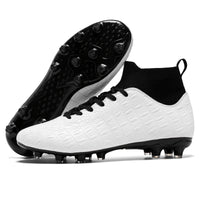 Herren-Fußballschuhe mit Grip und hohem Schaft